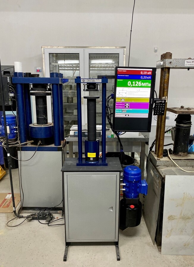 Автоматический испытательный пресс ТП-1-100
